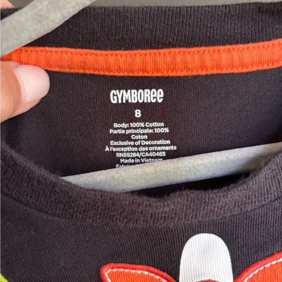 Gymboree Black Skeleton Long Sleeve Tee - Picture 3 of 4